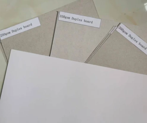 Applications of Duplex Board Grey Back