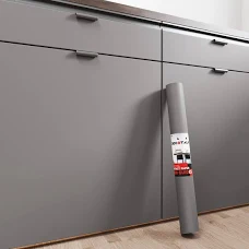 Pre-impregnated decor paper for finish foil applications