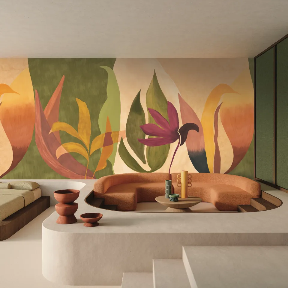 Wallpaper Trends 2024: These Patterns and Colours Provide the Joy We Need Furniture Decoration Paper